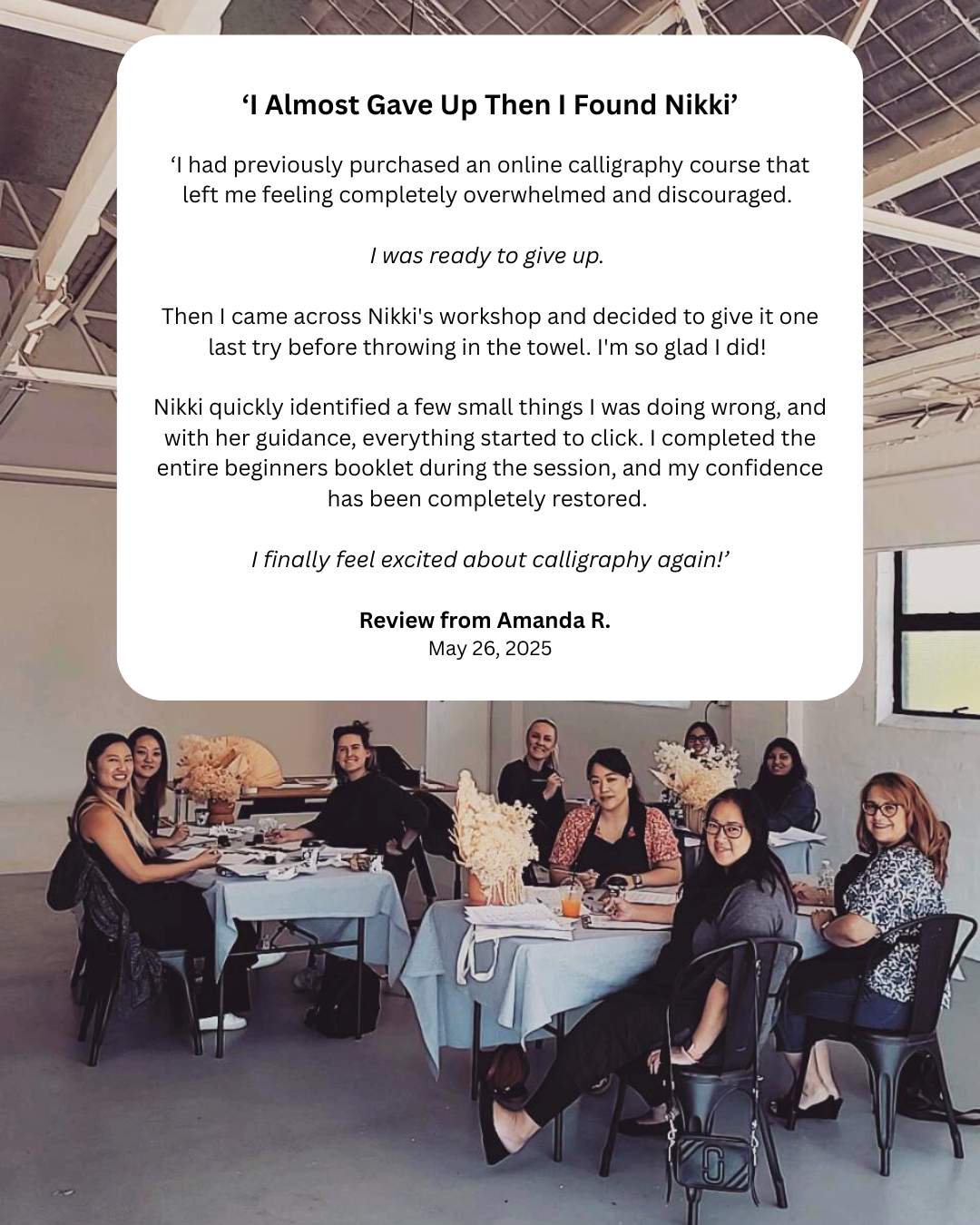 Beginners Calligraphy Workshop Ticket