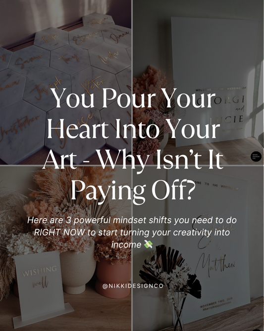 You Pour Your Heart Your Art - Why Isn't it Paying Off?