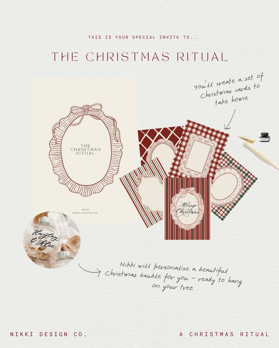 The Christmas Ritual - Christmas Calligraphy Workshop
