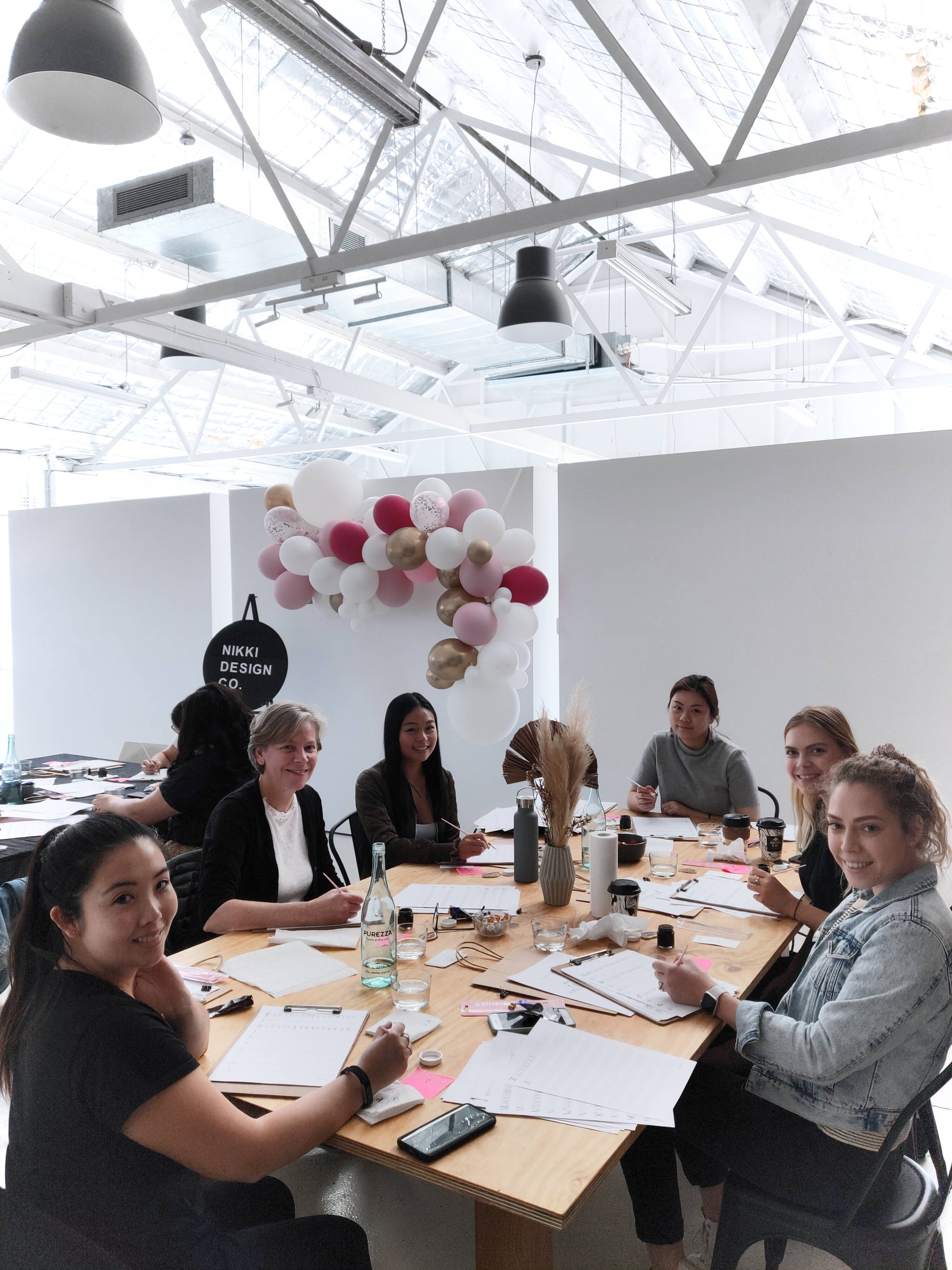 nikki design co sydney calligraphy workshop