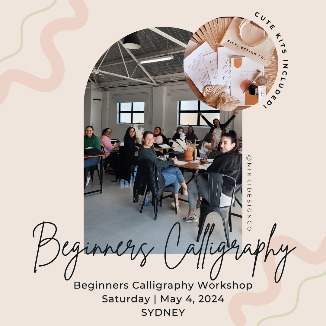 Beginners Calligraphy Workshop Ticket - Saturday, May 4, 2024
