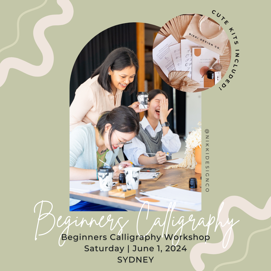 Beginners Calligraphy Workshop Ticket - Saturday, June 1, 2024