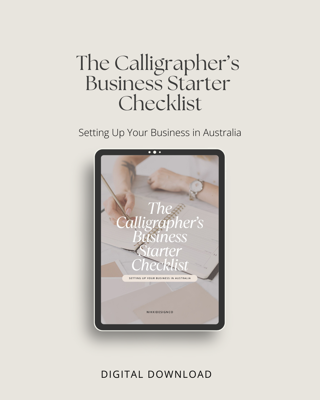 The Calligrapher's Business Starter Checklist