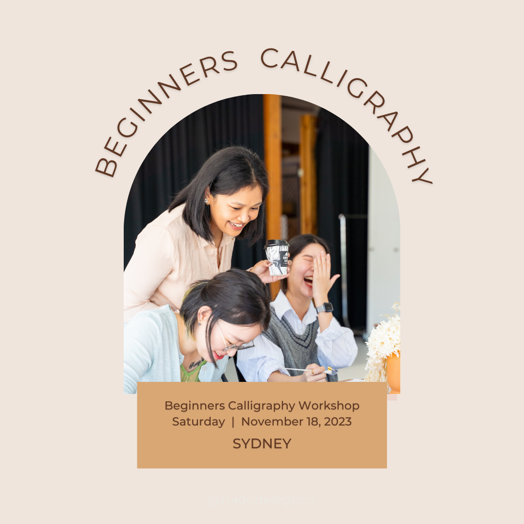Beginners Calligraphy Workshop Ticket - Saturday, November 18, 2023