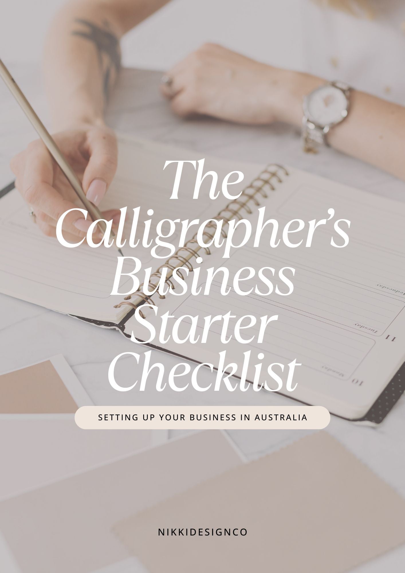 The Calligrapher's Business Starter Checklist
