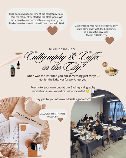 Beginners Calligraphy Workshop Ticket