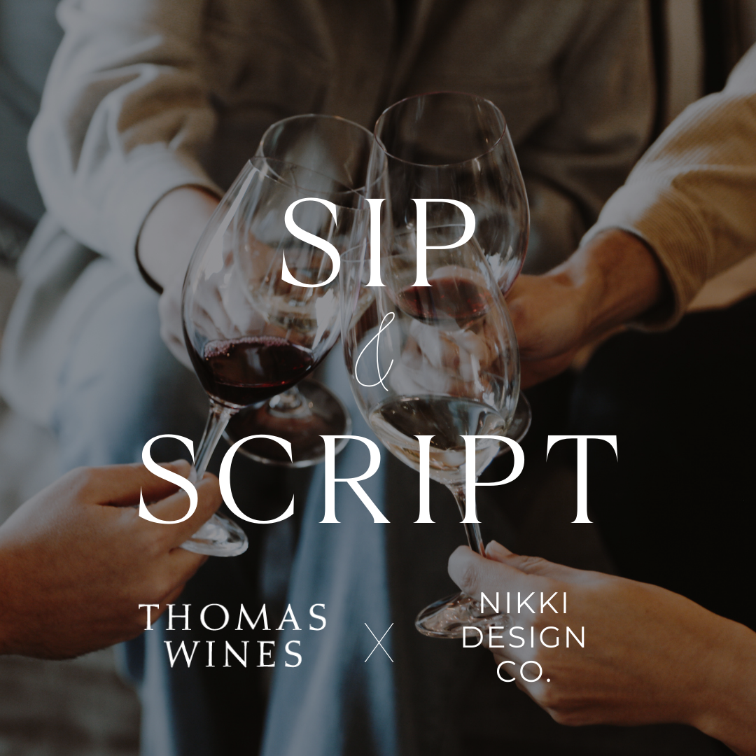Sip & Script: A Modern Calligraphy & Wine Tasting Experience (in Hunter Valley) - April 12, 2025